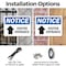 Signmission Visitor Entrance Up Arrow OSHA Notice Sign, Plastic, 10in W x 7in L, 2PK OS-2PACK-NS-P-710-L-18881 - alternate 7